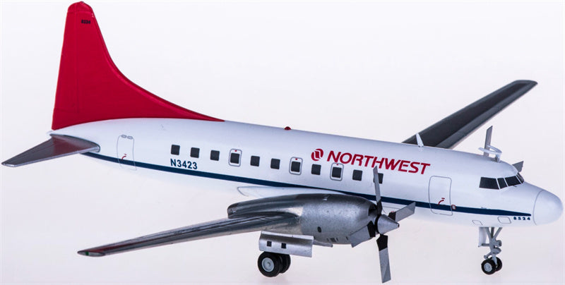 Geminijets Northwest Airlines Convair CV-580 N3423 1:200 Diecast Model view 3