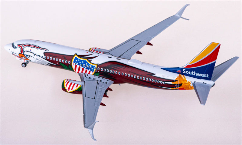 NG Models Southwest Airlines Boeing 737-800 N8619F 1:400 Diecast Model view 3