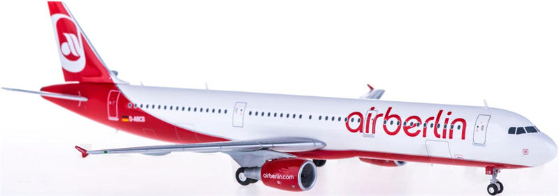 Herpa Air Berlin Airbus A321 D-ABCB 1:200 ABS Model view 1