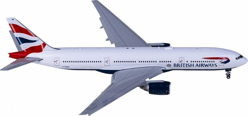 Geminijets British Airways Boeing 777-200ER G-YMMS Flaps Down 1:400 Diecast Model view 3
