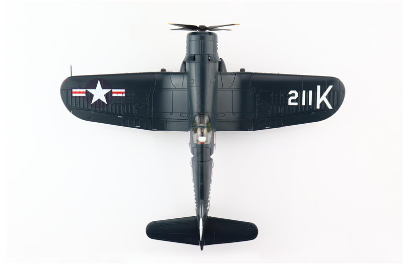 HOBBY MASTER F4U-4 Corsair White 211 97231 flown by Ensign Jesse L. Brown VF-32 USS Leyte 4th Dec 1950 1/48 Aircraft Pre-built Model