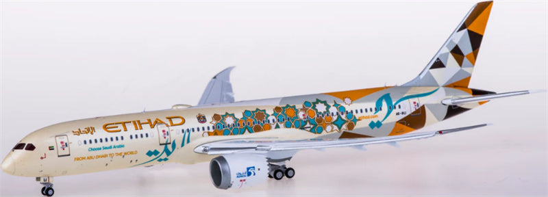 JC Wings 1:400 Etihad Airways Boeing 787-9 A6-BLI Flaps down DIECAST Model