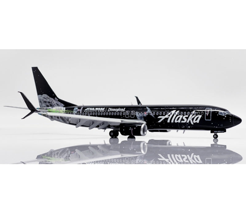 JC Wings 1:200 Alaska Airlines B737-800 N538AS Flaps down DIECAST Model