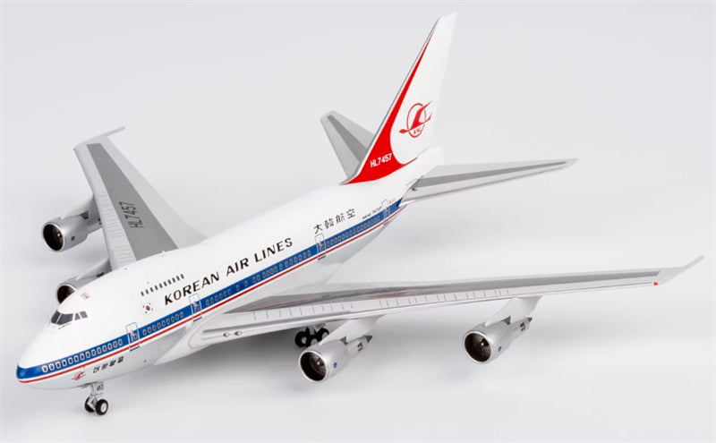 NG Models Korean Air Boeing 747SP HL7457 1:400 Diecast Model view 1