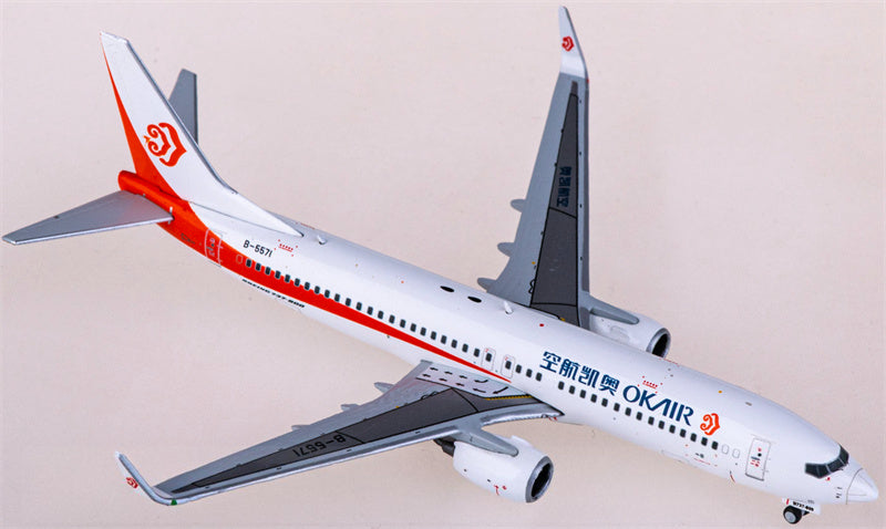 JC Wings OK Air Boeing 737-800 B-5571 1:400 Diecast Model view 4