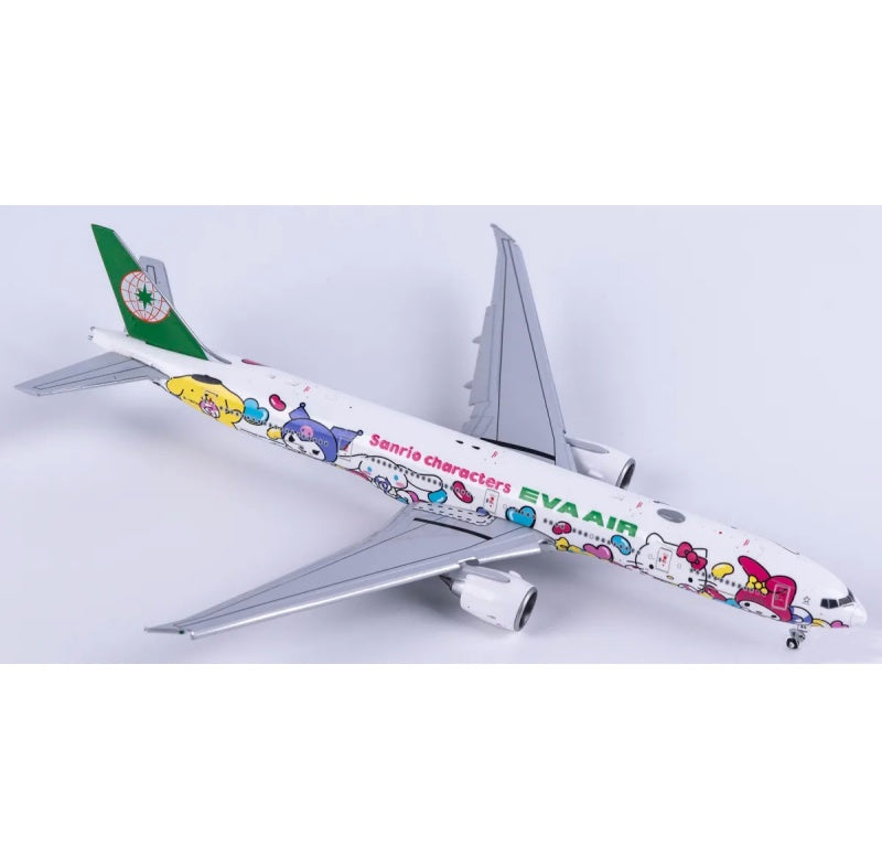 JC Wings 1:400 EVA Air Boeing 777-300ER B-16740 Flaps down DIECAST Model