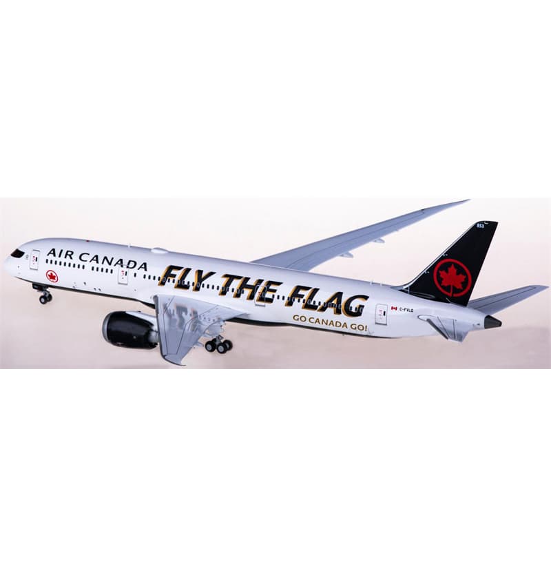 JC Wings Air Canada Boeing 787-9 C-FVLQ 1:200 Aircraft Pre-built  Airliner Model Display