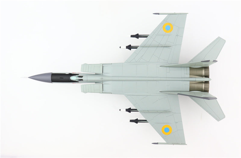 HOBBY MASTER MIG-25PDS Foxbat Red 87 933rd FAR Air Defense of Ukraine 1995 1/72 Aircraft Pre-built Model