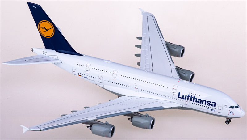 JC Wings Lufthansa for Airbus A380 D-AIML 1:400 Airplane Pre-built  Airliner Model Display