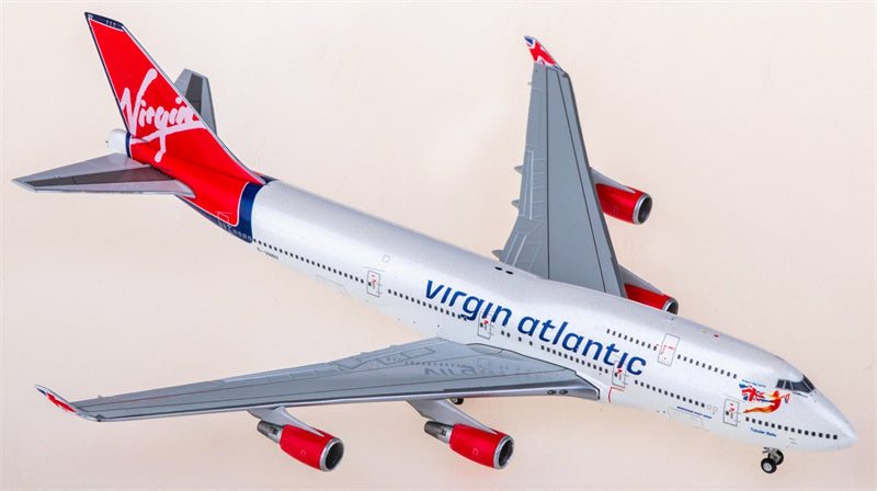 JC Wings 1:400 Virgin Atlantic Boeing 747-400 G-VHOT Diecast Model view 1