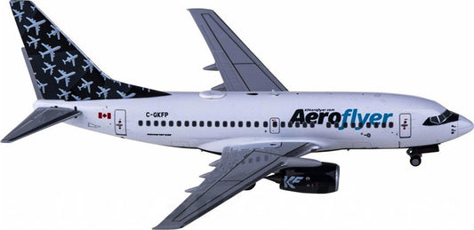 NGモデルズ エアロフライヤー ボーイング737-600 C-GKFP 1:400 飛行機 組み立て済み旅客機モデル ディスプレイ