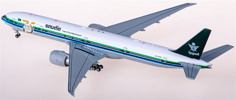 JC Wings Saudia Boeing 777-300ER HZ-AK28 75Years 1:400 Diecast Model view 3