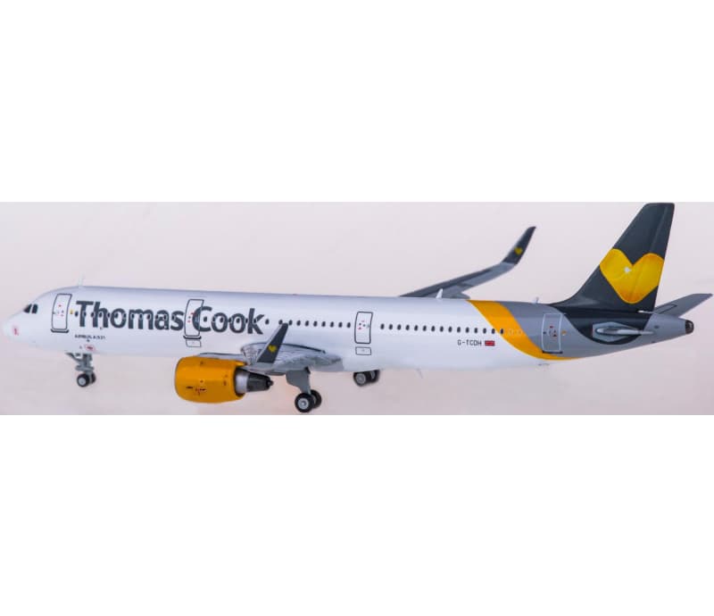 JC Wings Thomas Cook Airbus A321 G-TCDH 1:400 Aircraft Pre-built  Airliner Model Display