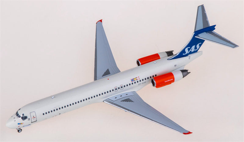 NG Models SAS McDonnell Douglas MD-87 OY-KHF 1:400 Diecast Model view 1