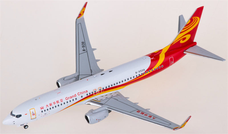 NG Models Grand China Air Boeing 737-800 B-5539 1:400 Diecast Model view 3