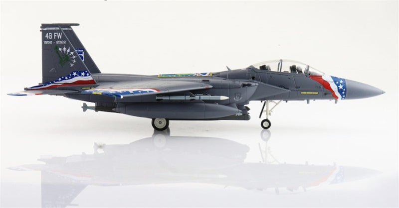 Hobby Master F-15E Strike Eagle Liberator 92-0364 48th FW USAF 2022 1:72 Airplane Pre-built Model
