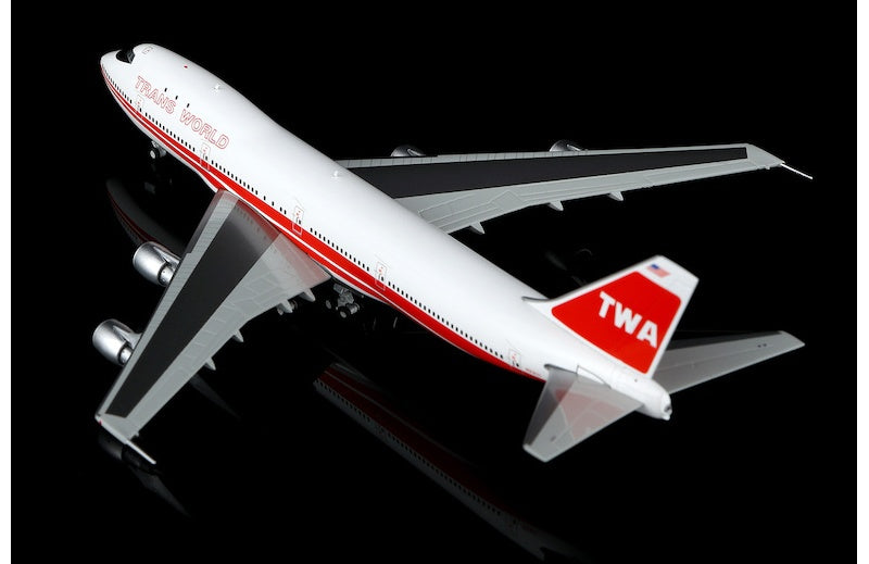 HX Models 1:400 TWA B747-100 N53111 Standard Edition DIECAST Model