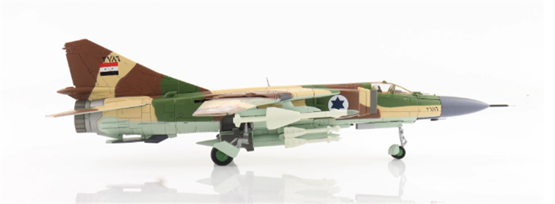 HOBBY MASTER MIG-23ML Flogger 2786 Israeli Air Force 1990s "defection plane of Maj. Adul Bassem of Syria AF" 1:72 Aircraft Pre-built Model