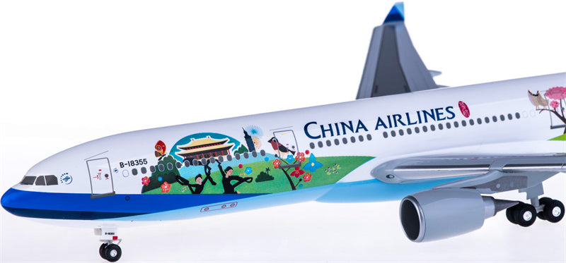 Hogan China Airlines Airbus A330-300 B-18355 Welcome to Taiwan 1:200 ABS Model view 4