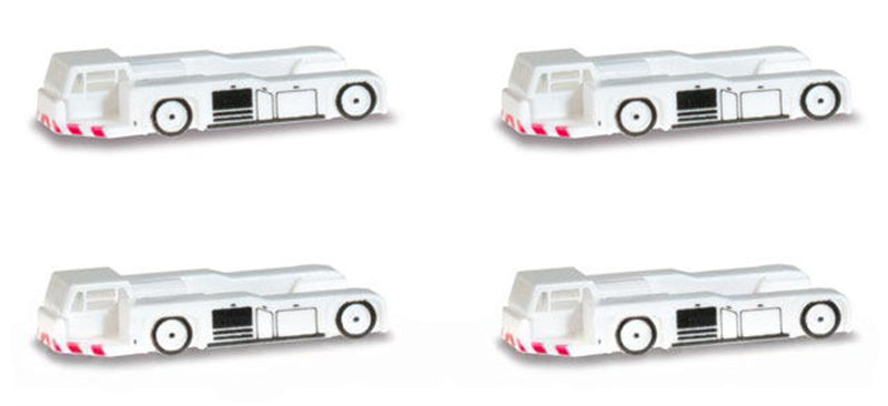 Herpa Scenix Airport Tractor Set (4 units) 1:400 Accessory Model view 1
