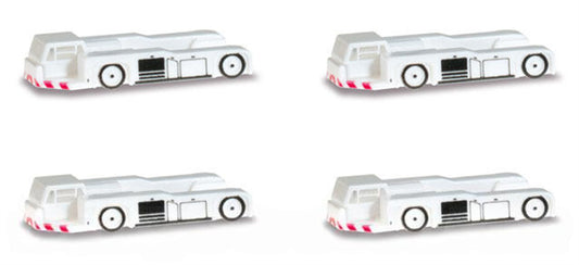 Herpa Scenix Airport Tractor Set (4 units) 1:400 Accessory Model view 1