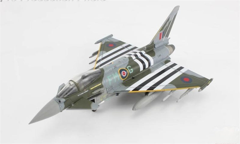 HOBBY MASTER Eurofighter Typhoon FGR4 ZJ913/FM-G RAF 2024 (w/2 x empty pylon, 1 center fuel tank) 1:72 Airplane Pre-built Model
