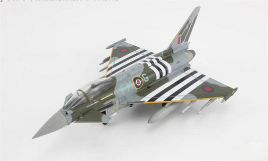 HOBBY MASTER Eurofighter Typhoon FGR4 ZJ913/FM-G RAF 2024 (w/2 x empty pylon, 1 center fuel tank) 1:72 Airplane Pre-built Model