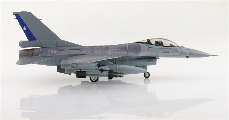HOBBY MASTER F16 Fighting Falcon MLU 755 Chilean Air Force 1:72 Aircraft Pre-built Model
