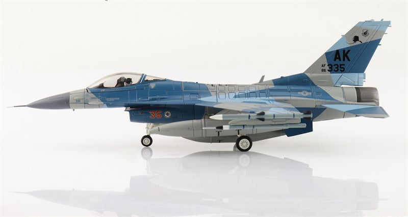 HOBBY MASTER F16C Fighting Falcon Blue Splinter 86-0335 354th Wing 18th AGRS Eielson AFB Alaska 2018 1:72 Aircraft Pre-built Model