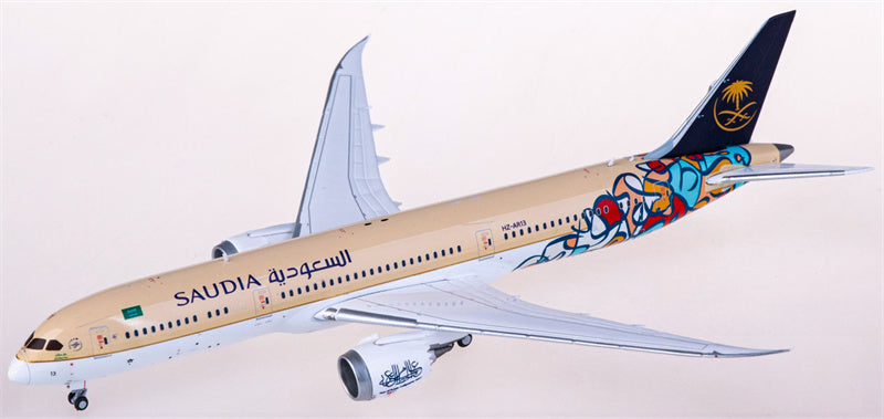 JC Wings Saudia Boeing 787-9 Dreamliner HZ-AR13 1:400 Diecast Model view 2