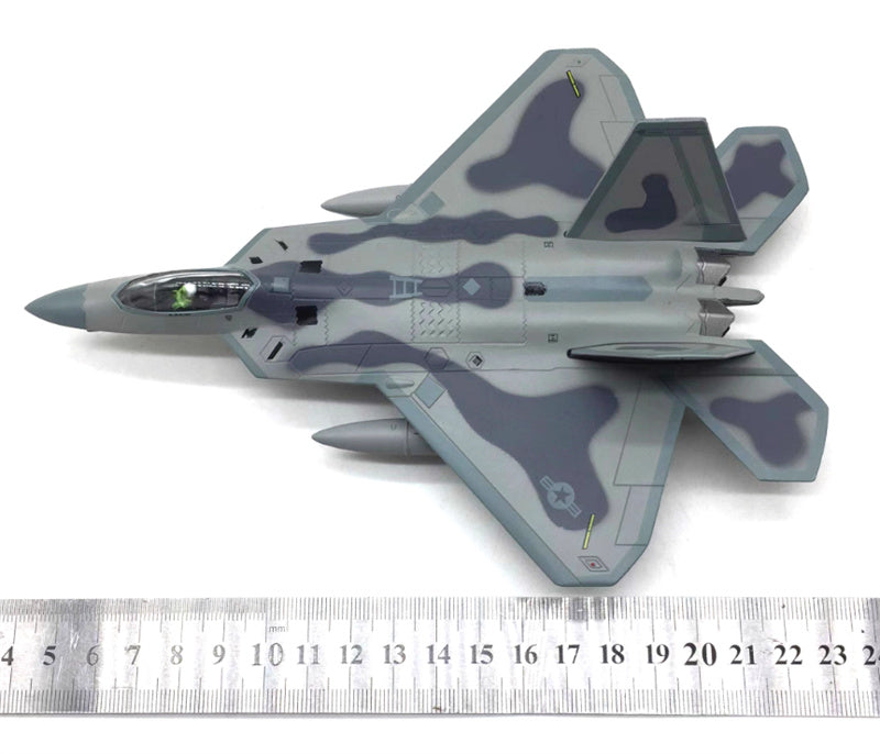 FLOZ US Lockheed Martin F-22 Raptor fighter jet 1:100 Aircraft Pre-built Model