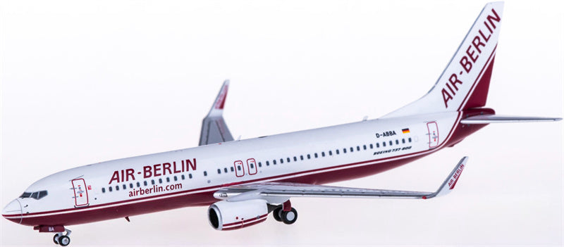 NG Models Air Berlin for Boeing 737-800 D-ABBA 1:400 Airplane Pre-built  Airliner Model Display