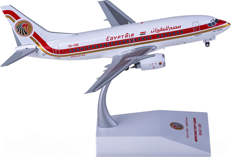 JC Wings EgyptAir Boeing 737-500 SU-GBI 1:200 Diecast Model view 1