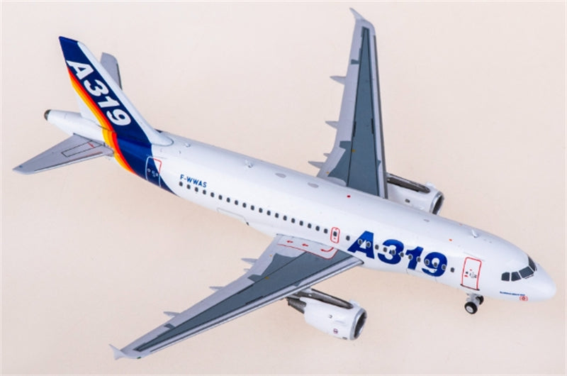 Kylin 1:400 Airbus A319 F-WWAS Diecast Model view 1
