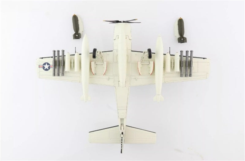 Hobby Master Douglas A-1H Skyraider 412 VA-176 USS Intrepid 1966 1:72 Airplane Pre-built Model