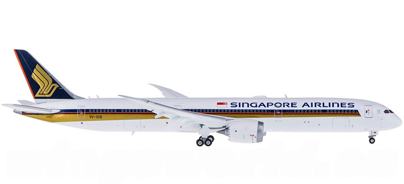 JC Wings Singapore Airlines Boeing 787-10 9V-SCB Flaps Down 1:400 Diecast Model view 3