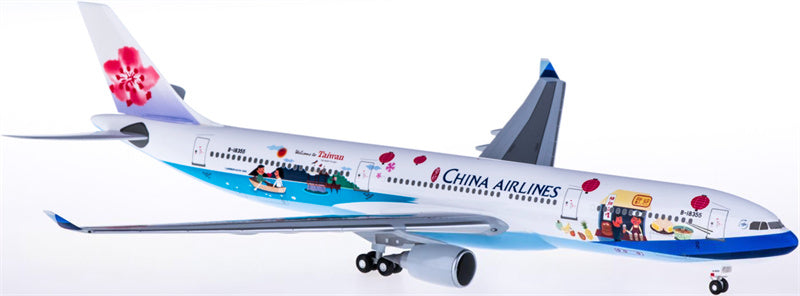 Hogan China Airlines Airbus A330-300 B-18355 Welcome to Taiwan 1:200 ABS Model view 5