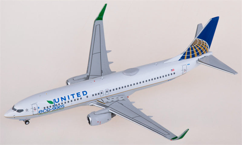 C Model United Airlines for Boeing 737-800 N76516 1:400 Airplane Pre-built  Airliner Model Display