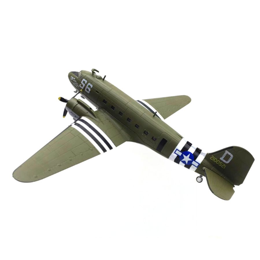 FLOZ Douglas C-47 Air Train Transport Aircraft D 1:100 Aircraft Pre-built Model