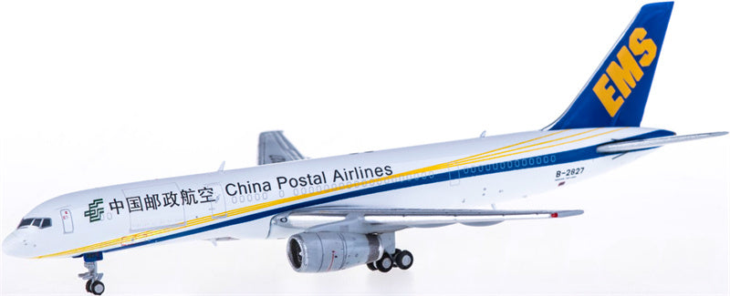 JC Wings 1:400 China Postal Airlines Boeing 757-200 B-2827 Diecast Model view 4