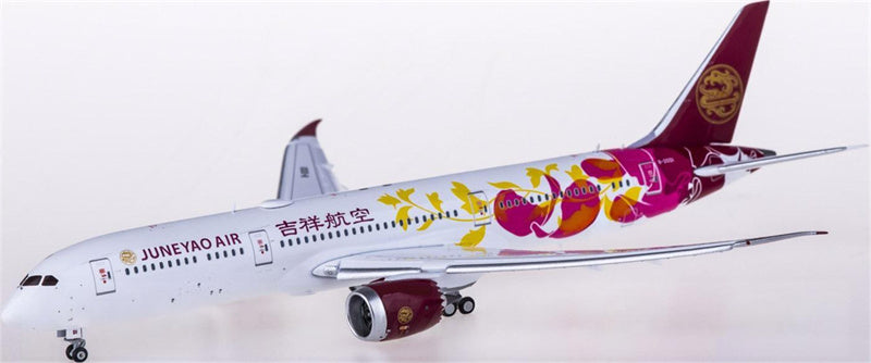 JC Wings Juneyao Airlines Boeing 787-9 B-20D1 Flaps Down 1:400 Diecast Model view 3