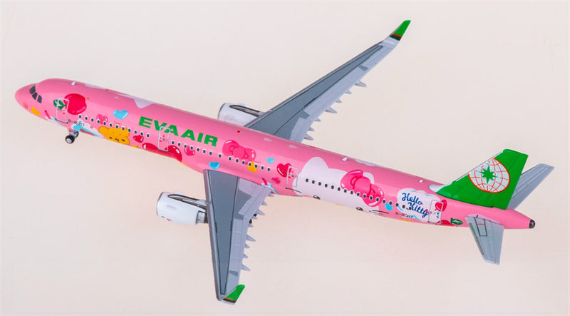 NG Models 1:400 EVA Air Airbus A321 B-16217 Model