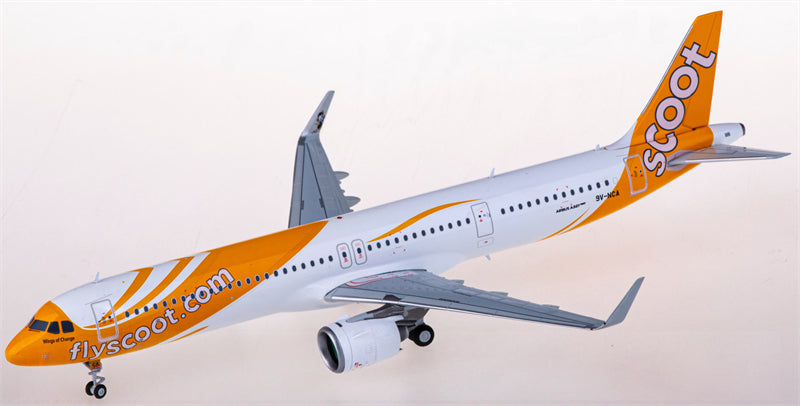 JC Wings Scoot Airbus A321neo 9V-NCA 1:200 Diecast Model view 2