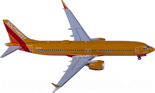 NG Models Southwest Airlines Boeing 737 MAX 8 N871HK 1:400 Diecast Model view 1
