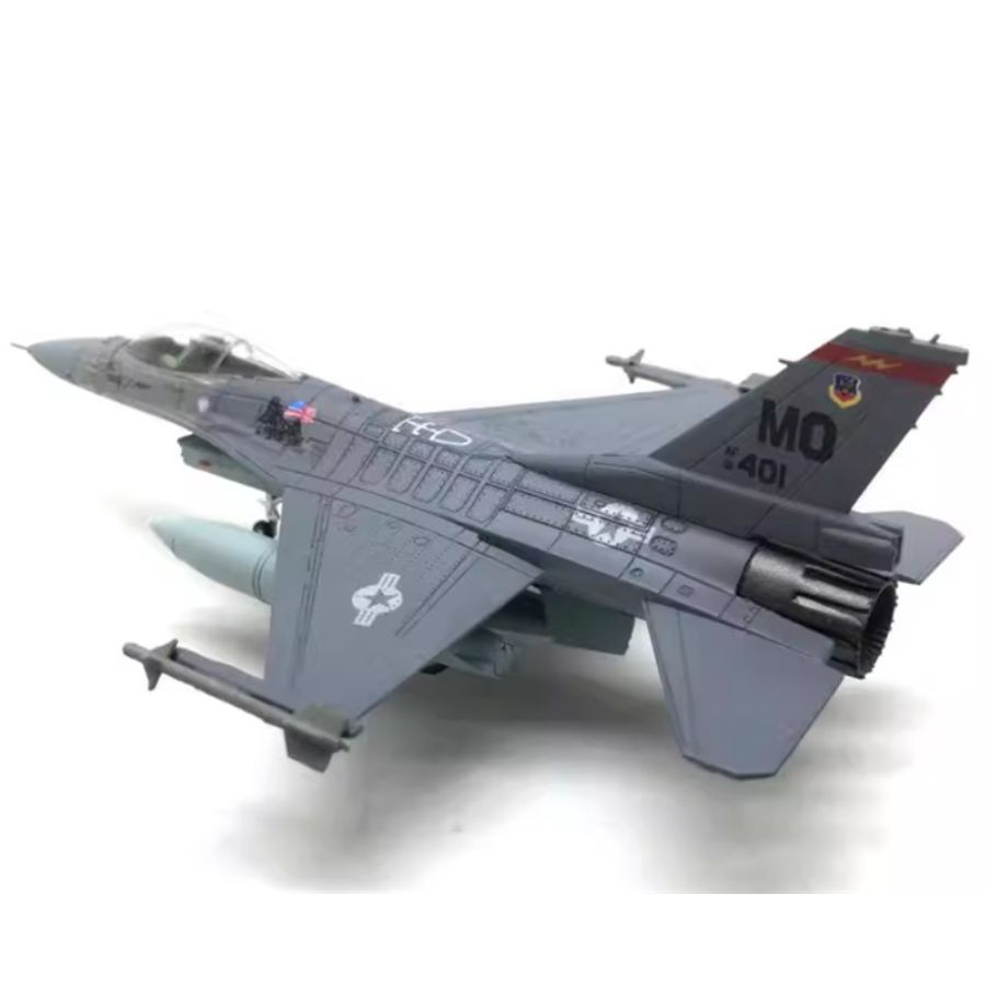 FLOZ US Air Force F-16c Fighting Falcon fighter jet 1:100 Aircraft Pre-built Model