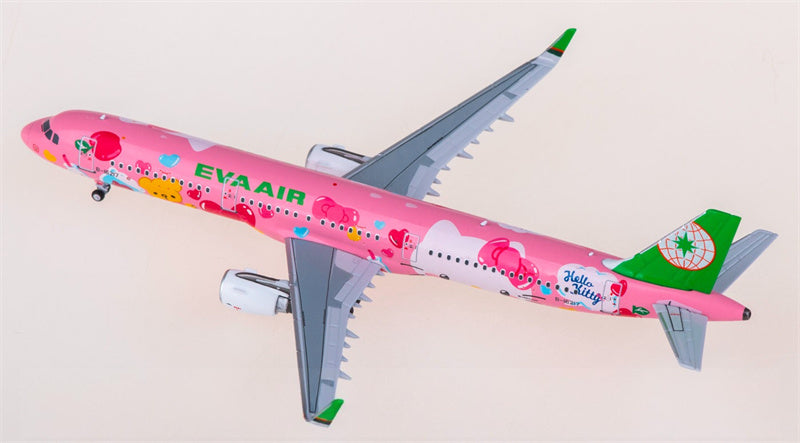 NG Models 1:400 EVA Air Airbus A321 B-16217 Model