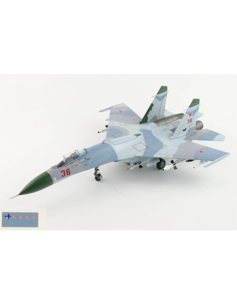 HOBBY MASTER Soviet Air Force Su-27  Flanker-B 941sr IAP 1:72 Model 1987 Barents Sea Version Red 36