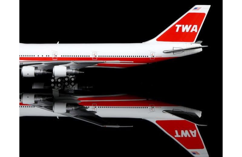 HX Models 1:400 TWA B747-100 N93105 Standard Edition DIECAST Model