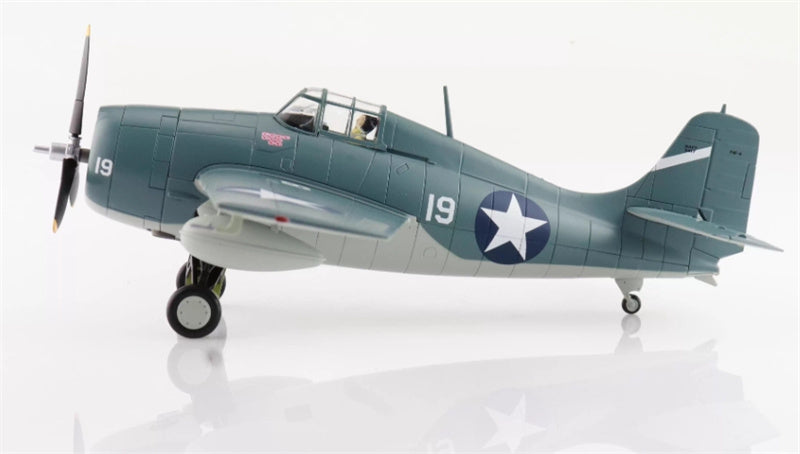 HOBBY MASTER F4F-4 Battle of Santa Cruz white 19 Lt. Swede Vejtasa VF-10 USS Enterprise Oct 1942 1:48 Airplane Pre-built Model
