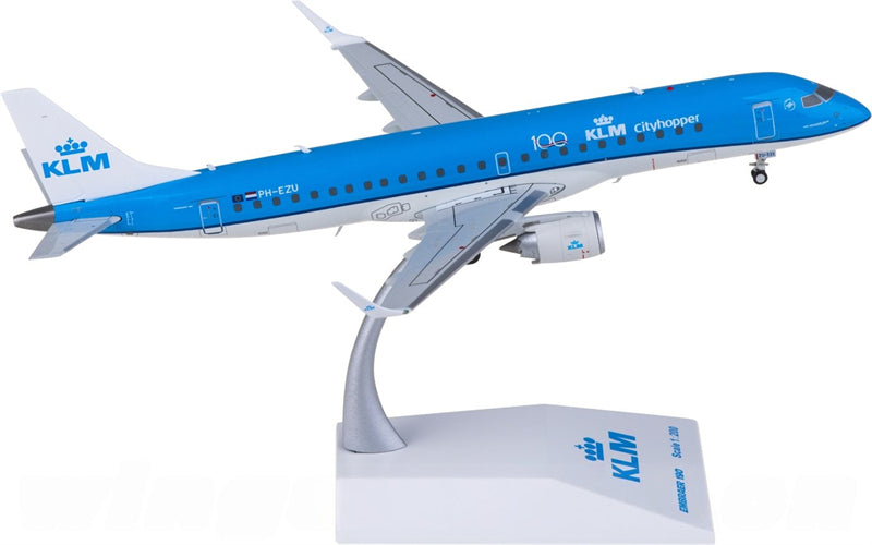 JC Wings KLM Embraer ERJ-190STD PH-EZU 1:200 Diecast Model view 3